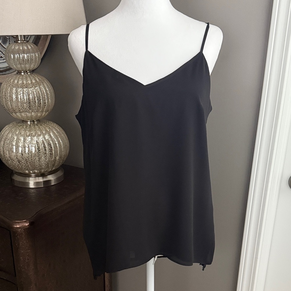 White House Black Market Sleek Black Camisole